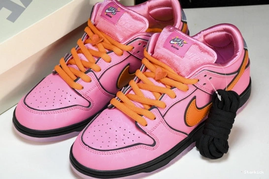 SB Girls Powerpuff The FZ8319-600  x Nk Dunk Low 1020